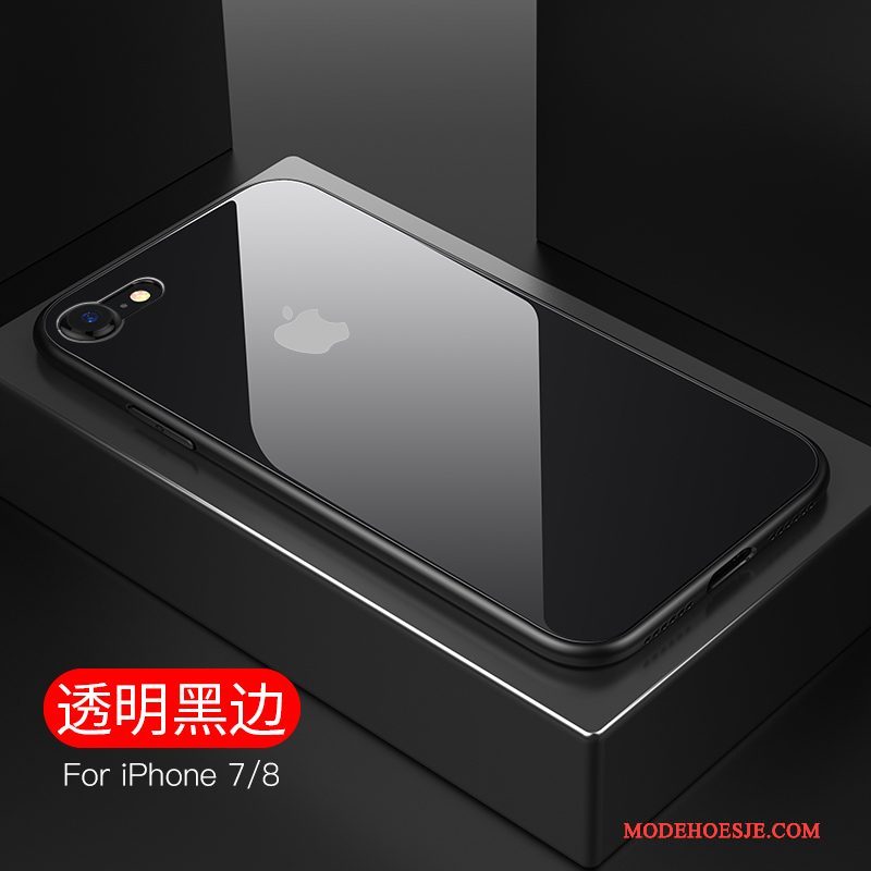 Hoesje iPhone 8 Plus Zakken Doorzichtig Anti-fall, Hoes iPhone 8 Plus Patroon Spiegel