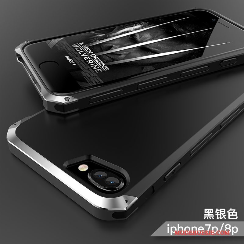 Hoesje iPhone 8 Plus Zakken Persoonlijk Purper, Hoes iPhone 8 Plus Scheppend Anti-falltelefoon