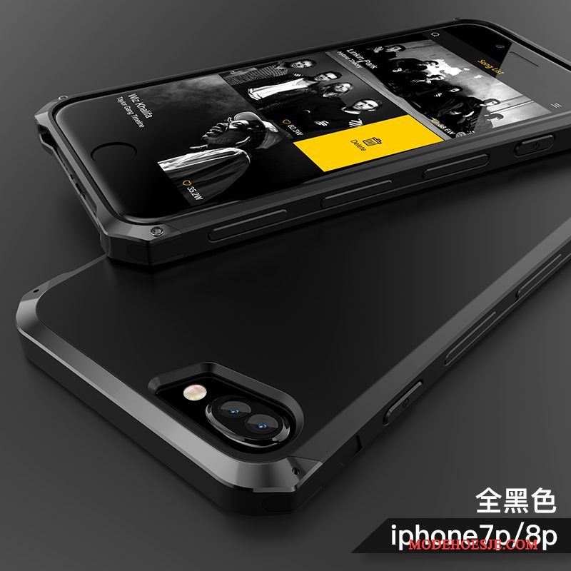 Hoesje iPhone 8 Plus Zakken Persoonlijk Purper, Hoes iPhone 8 Plus Scheppend Anti-falltelefoon