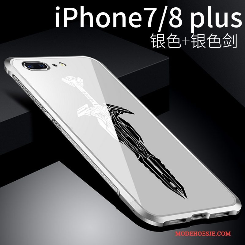 Hoesje iPhone 8 Plus Zakken Super Zilver, Hoes iPhone 8 Plus Bescherming Nieuw Dunne
