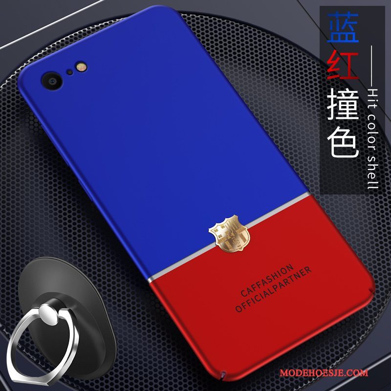 Hoesje iPhone 8 Schrobben Blauw, Hoes iPhone 8 Telefoon Hard