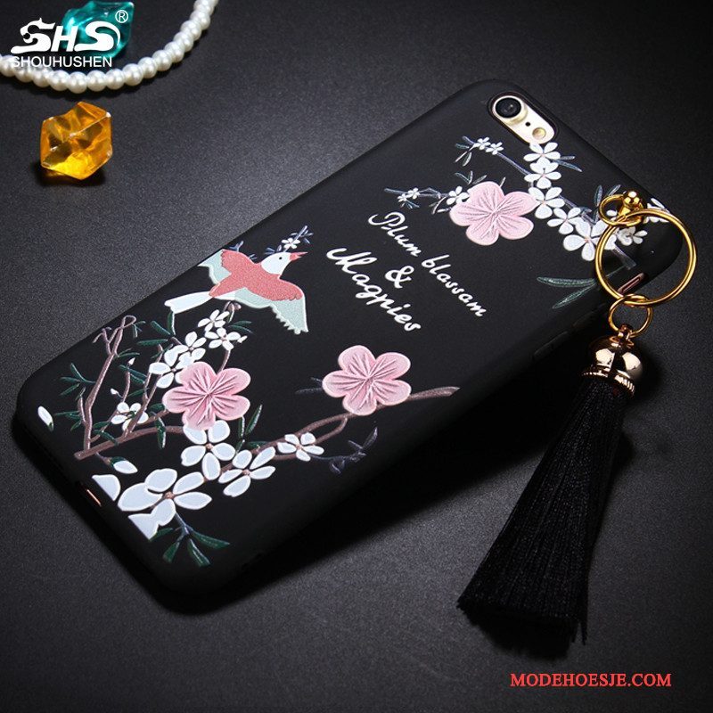 Hoesje iPhone 8 Zacht Chinese Stijl Hanger, Hoes iPhone 8 Telefoon Trend