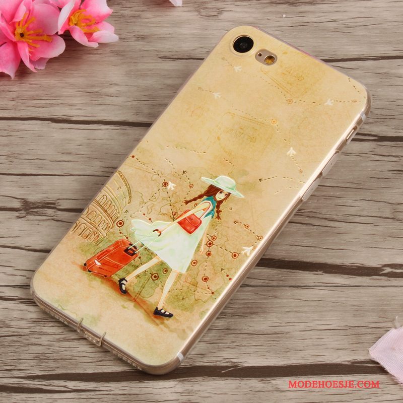 Hoesje iPhone 8 Zacht Telefoon Groen, Hoes iPhone 8 Zakken