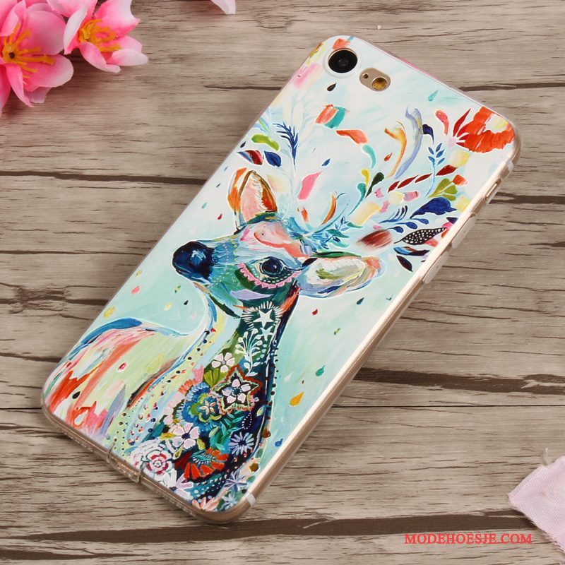 Hoesje iPhone 8 Zacht Telefoon Groen, Hoes iPhone 8 Zakken