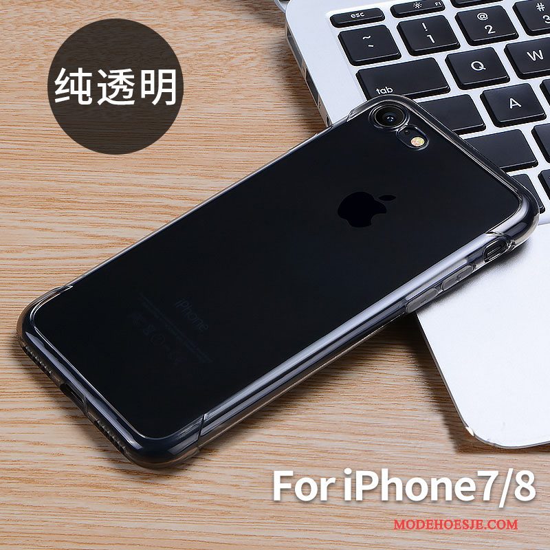 Hoesje iPhone 8 Zacht Trendy Merk Anti-fall, Hoes iPhone 8 Siliconen Telefoon Rood
