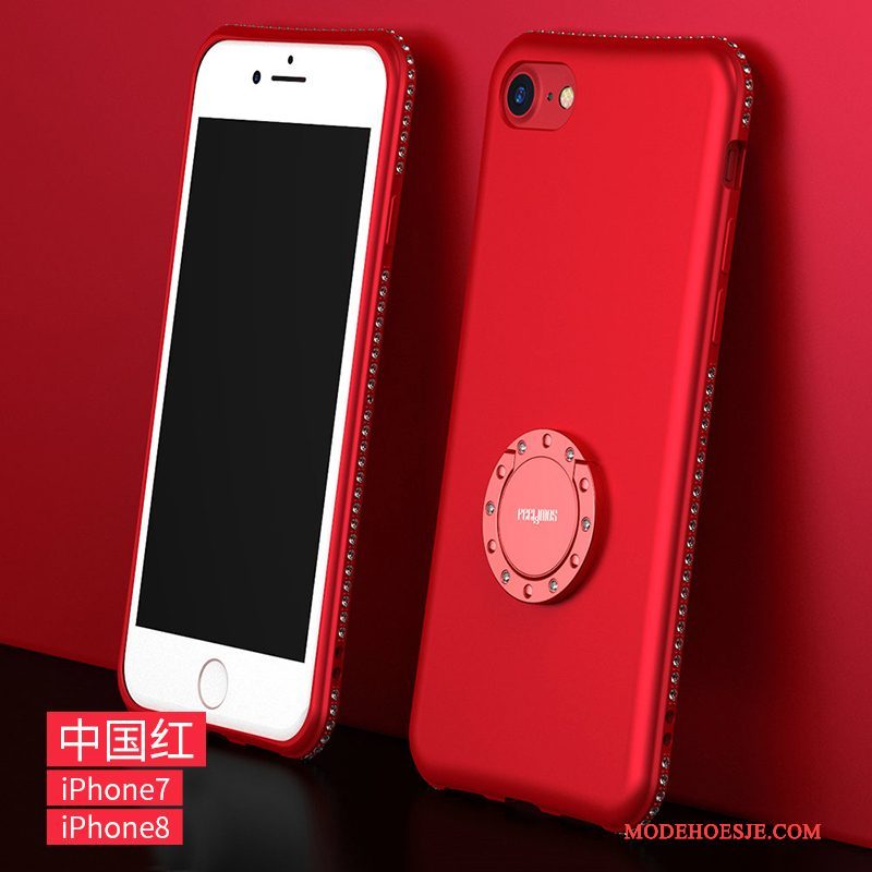 Hoesje iPhone 8 Zakken Telefoon Trend, Hoes iPhone 8 Luxe Anti-fall Rood