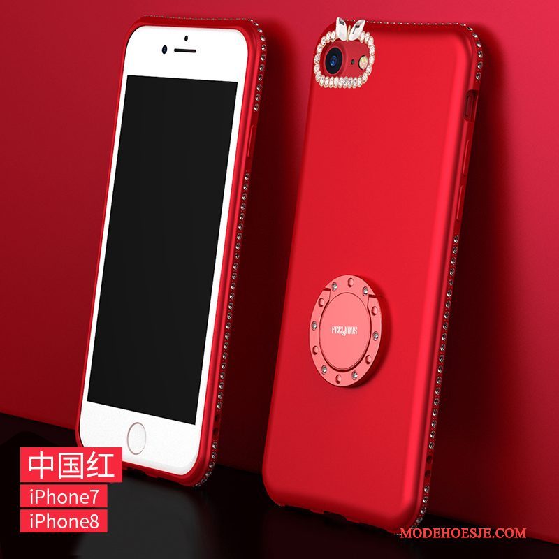 Hoesje iPhone 8 Zakken Telefoon Trend, Hoes iPhone 8 Luxe Anti-fall Rood