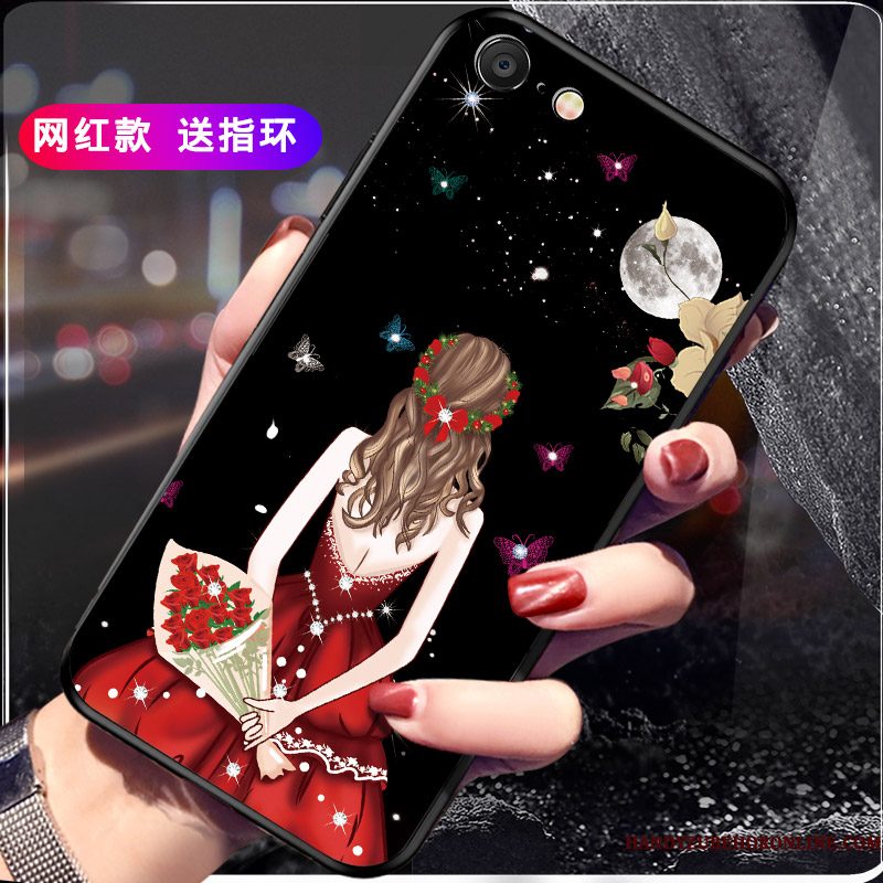 Hoesje iPhone Se 2020 Siliconen Anti-fall Roze, Hoes iPhone Se 2020 Bescherming Telefoon