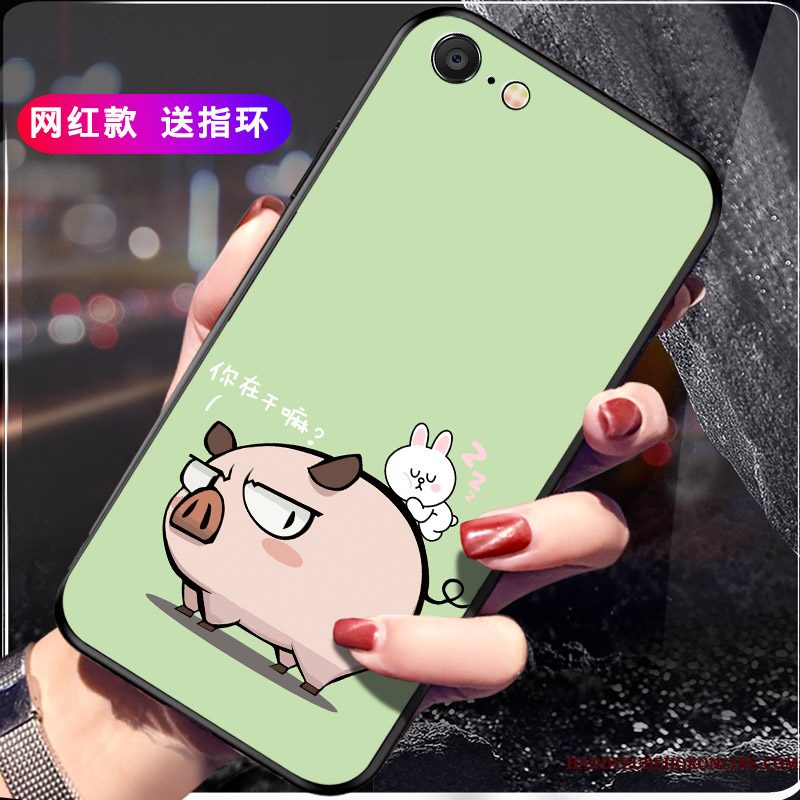 Hoesje iPhone Se 2020 Siliconen Anti-fall Roze, Hoes iPhone Se 2020 Bescherming Telefoon