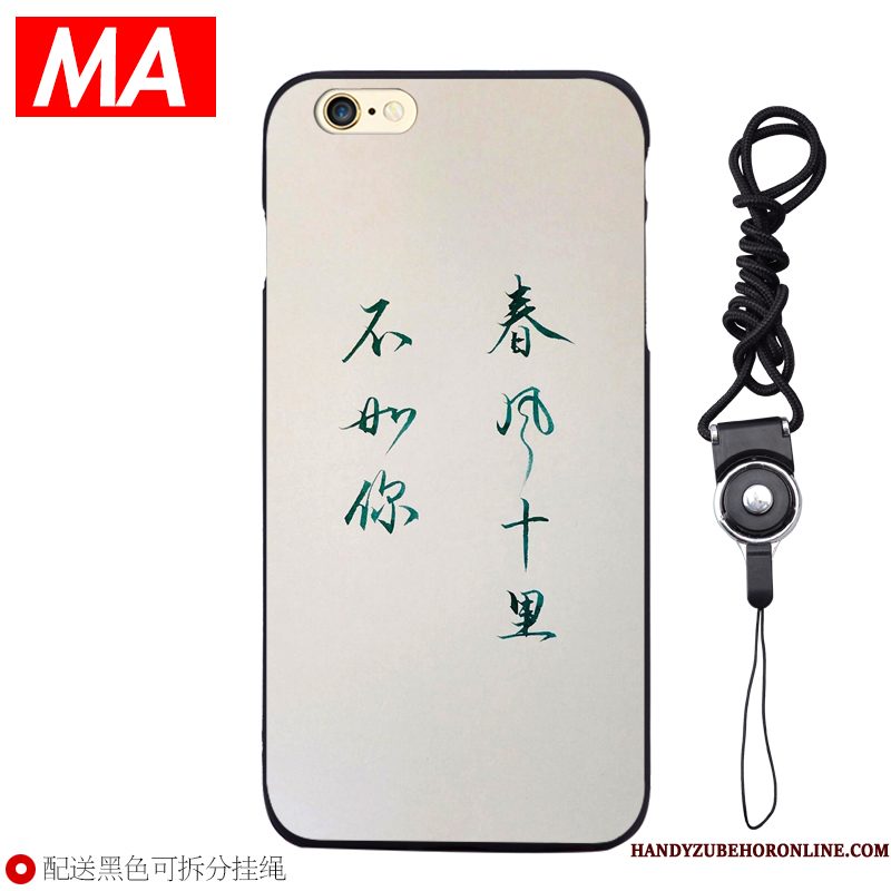 Hoesje iPhone Se 2020 Zacht Mooi Chinese Stijl, Hoes iPhone Se 2020 Bescherming Wit Kunst