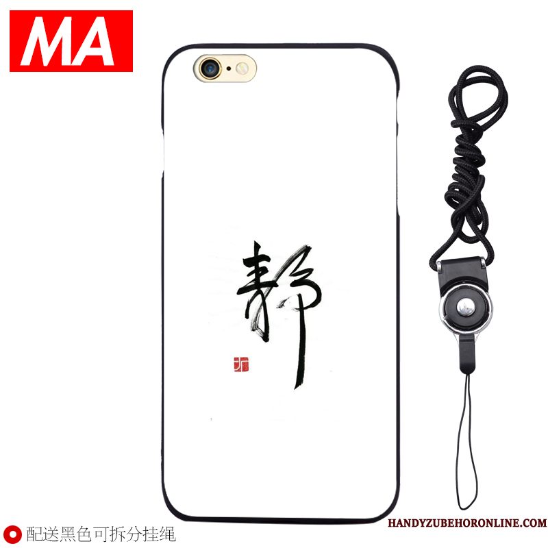 Hoesje iPhone Se 2020 Zacht Mooi Chinese Stijl, Hoes iPhone Se 2020 Bescherming Wit Kunst