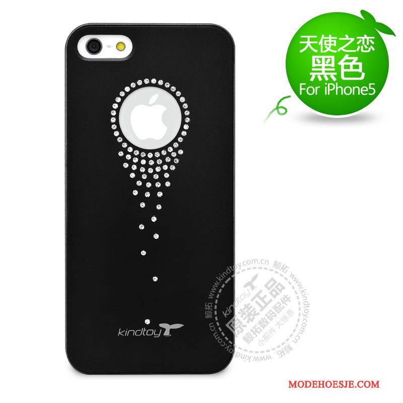 Hoesje iPhone Se Mode Telefoon Roze, Hoes iPhone Se Strass Rood