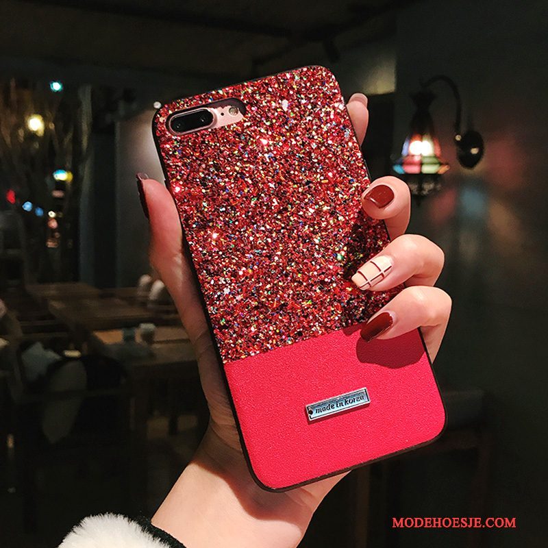 Hoesje iPhone X Scheppend Trend Anti-fall, Hoes iPhone X Strass Telefoon Gemengde Kleuren