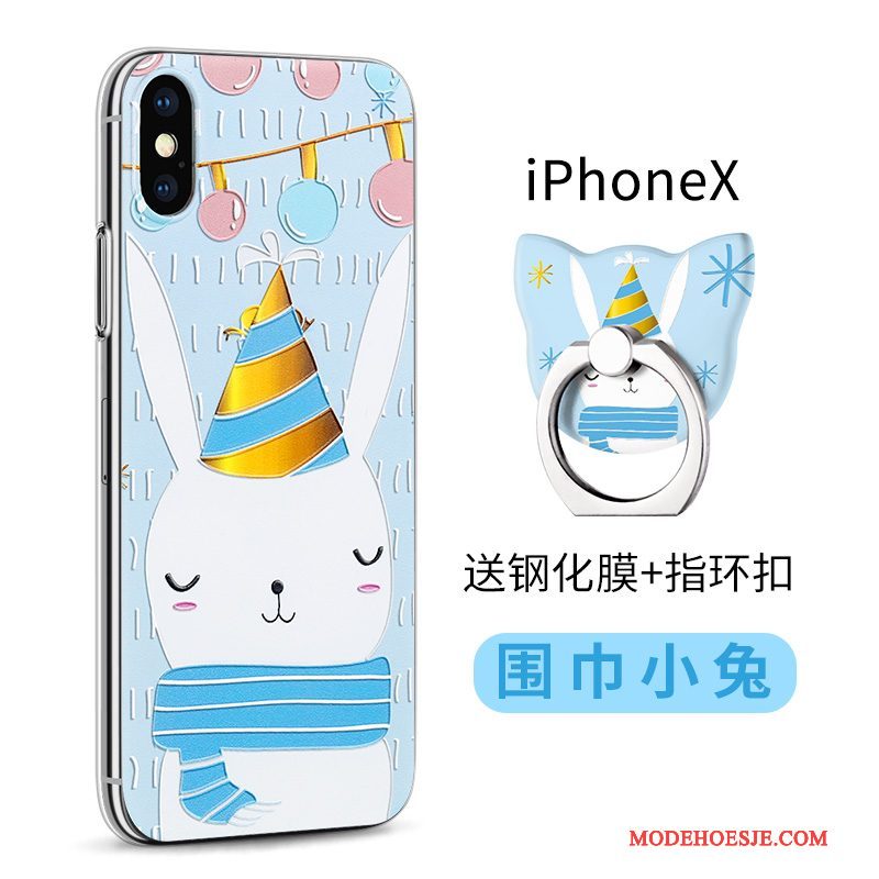 Hoesje iPhone X Siliconen Nieuw Doorzichtig, Hoes iPhone X Kleur Telefoon Anti-fall