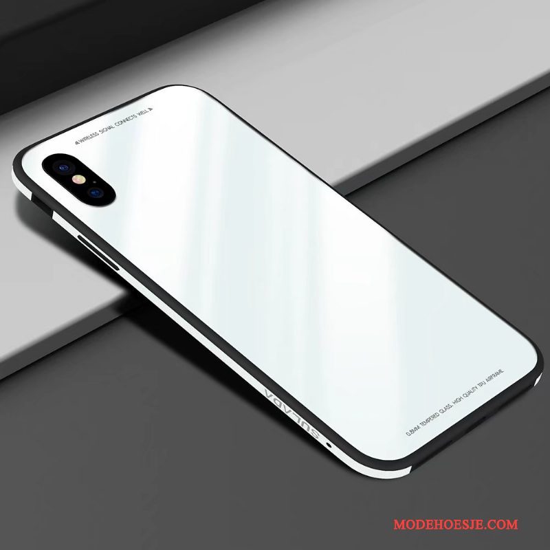 Hoesje iPhone X Siliconen Telefoon Anti-fall, Hoes iPhone X Zacht Wit Nieuw