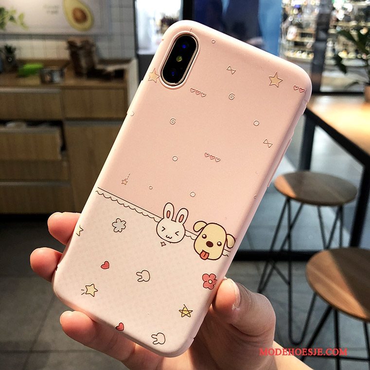 Hoesje iPhone X Zacht Hanger Trendy Merk, Hoes iPhone X Zakken Nieuw Licht