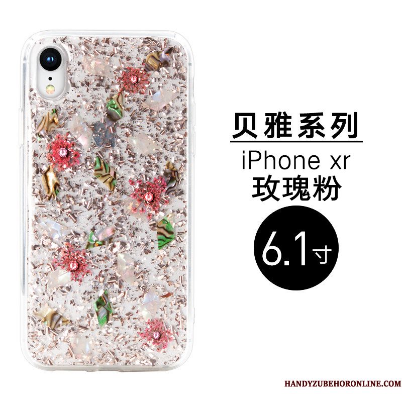 Hoesje iPhone Xr Scheppend Persoonlijk Trendy Merk, Hoes iPhone Xr Strass Anti-falltelefoon