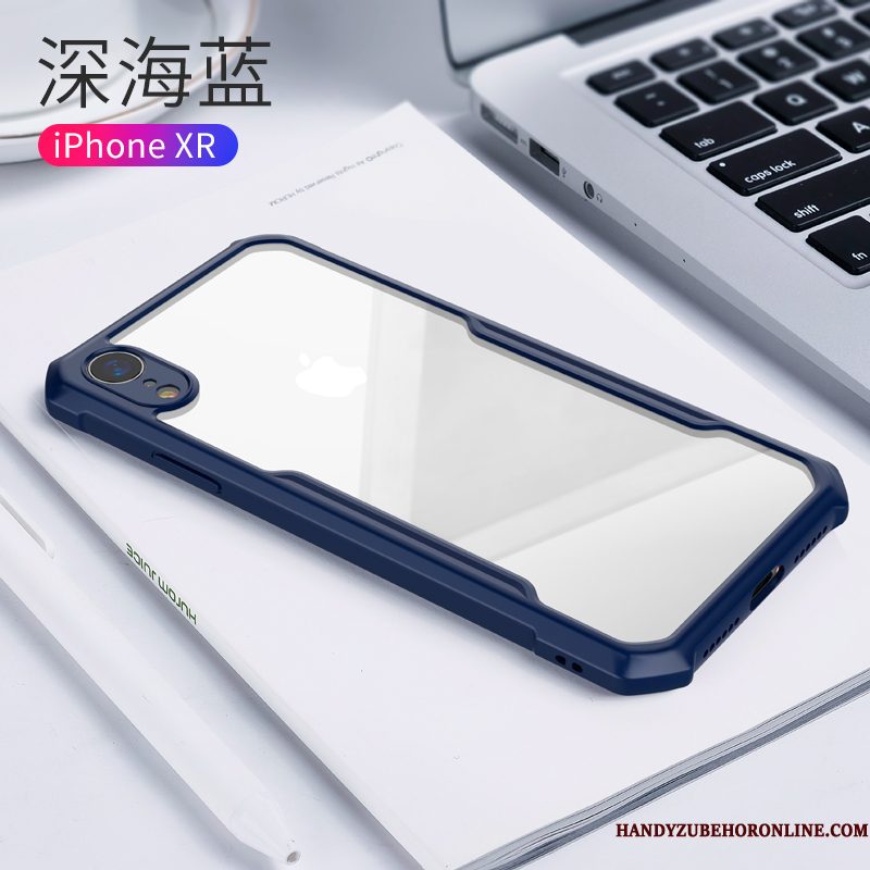 Hoesje iPhone Xr Zacht Gasbag Glas, Hoes iPhone Xr Mode Nieuw Trendy Merk