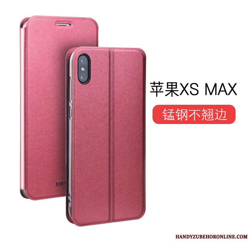 Hoesje iPhone Xs Max Bescherming Telefoon Nieuw, Hoes iPhone Xs Max Zakken Persoonlijk Blauw