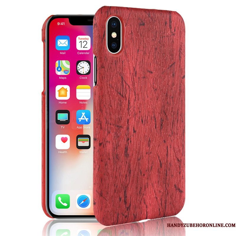 Hoesje iPhone Xs Max Scheppend Hard Geel, Hoes iPhone Xs Max Bescherming Anti-fall Persoonlijk