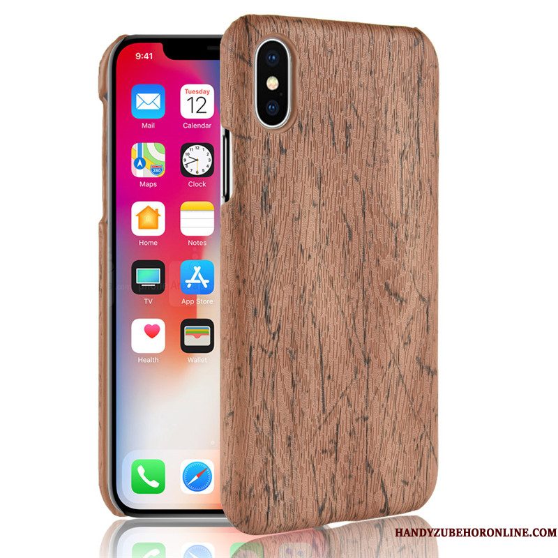 Hoesje iPhone Xs Max Scheppend Hard Geel, Hoes iPhone Xs Max Bescherming Anti-fall Persoonlijk