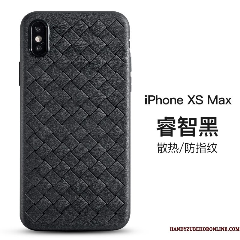 Hoesje iPhone Xs Max Zakken Bedrijf Kwaliteit, Hoes iPhone Xs Max Zacht Purper Ademend