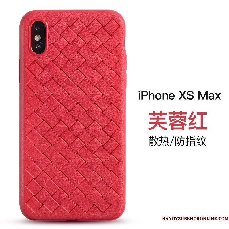 Hoesje iPhone Xs Max Zakken Bedrijf Kwaliteit, Hoes iPhone Xs Max Zacht Purper Ademend