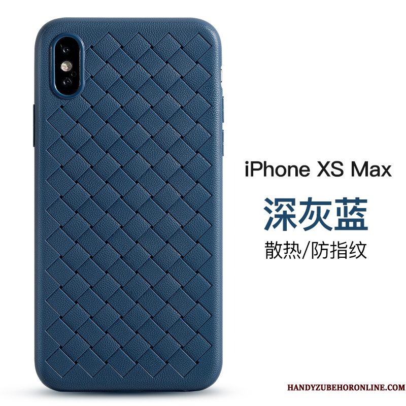 Hoesje iPhone Xs Max Zakken Bedrijf Kwaliteit, Hoes iPhone Xs Max Zacht Purper Ademend