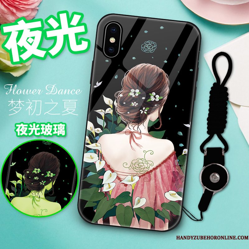 Hoesje iPhone Xs Max Zakken Doorzichtig Trendy Merk, Hoes iPhone Xs Max Zacht Telefoon Glas