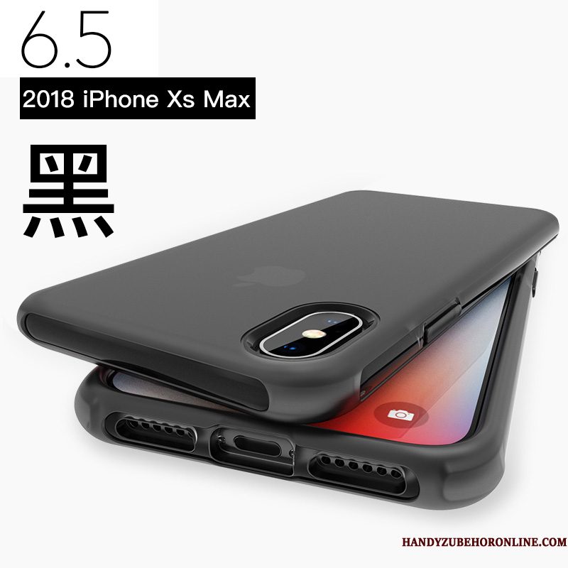 Hoesje iPhone Xs Max Zakken Nieuw Anti-fall, Hoes iPhone Xs Max Siliconen Trendy Merk Gasbag