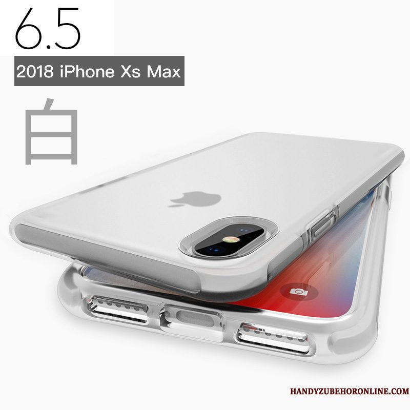 Hoesje iPhone Xs Max Zakken Nieuw Anti-fall, Hoes iPhone Xs Max Siliconen Trendy Merk Gasbag