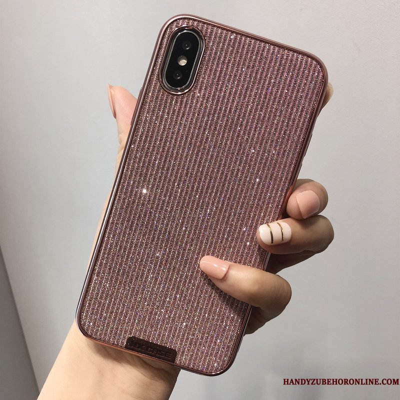 Hoesje iPhone Xs Mode Net Red High End, Hoes iPhone Xs Luxe Telefoon