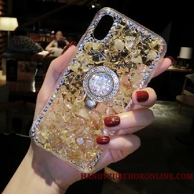 Hoesje iPhone Xs Mode Telefoon Goud, Hoes iPhone Xs Siliconen Nieuw