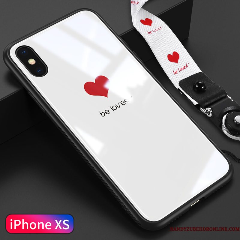 Hoesje iPhone Xs Scheppend Supertelefoon, Hoes iPhone Xs Bescherming Nieuw Net Red