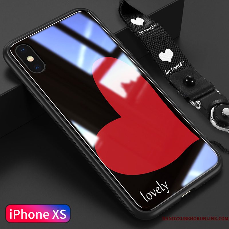 Hoesje iPhone Xs Scheppend Supertelefoon, Hoes iPhone Xs Bescherming Nieuw Net Red