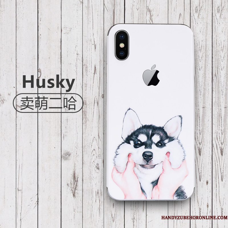 Hoesje iPhone Xs Zakken Trendy Merk Persoonlijk, Hoes iPhone Xs Scheppend Kleur Net Red