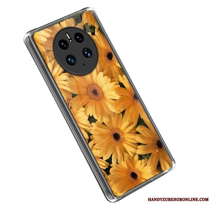 Hoesje voor Huawei Mate 50 Pro Zonnebloemen