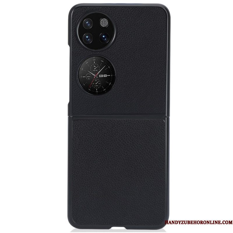 Hoesje voor Huawei P50 Pocket Litchi-leereffect