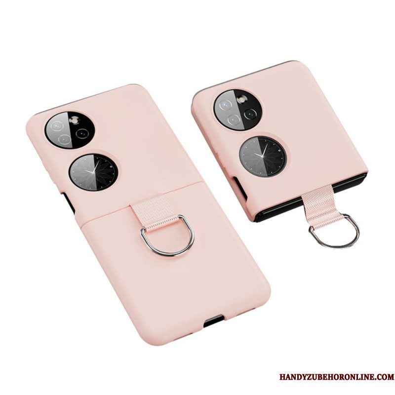 Hoesje voor Huawei P50 Pocket Metalen Ring