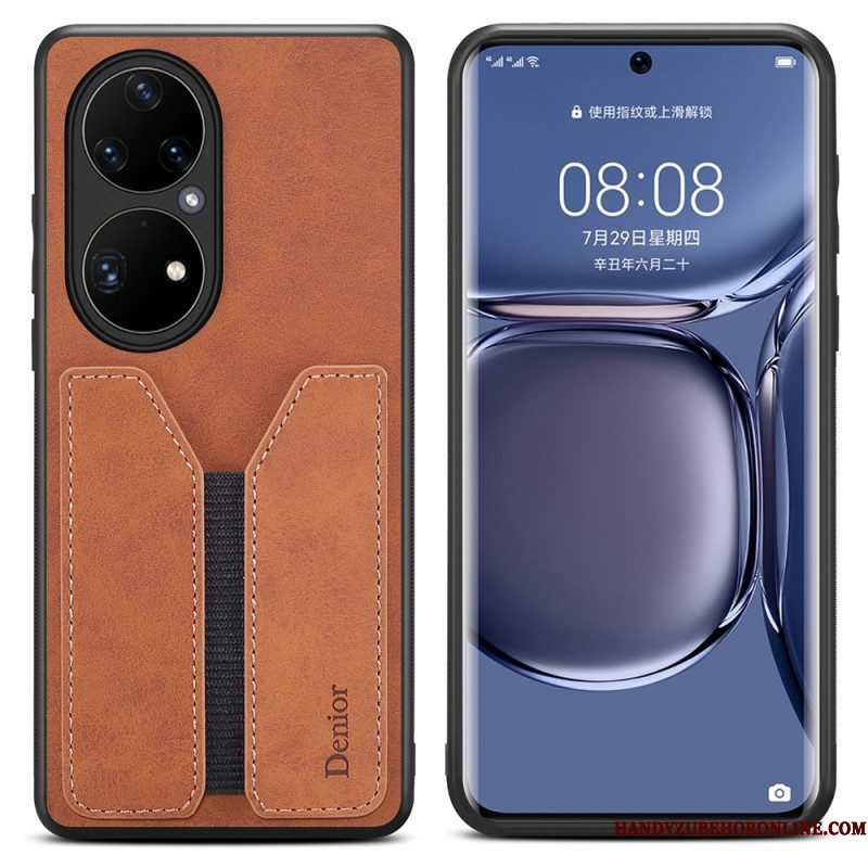 Hoesje voor Huawei P50 Pro Denior Elastische Kaarthouder