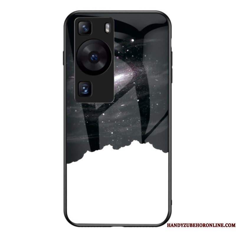 Hoesje voor Huawei P60 Pro Hemelgehard Glas