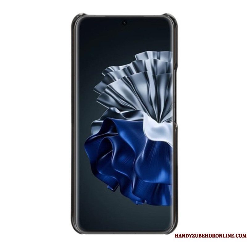 Hoesje voor Huawei P60 Pro Ledereffect