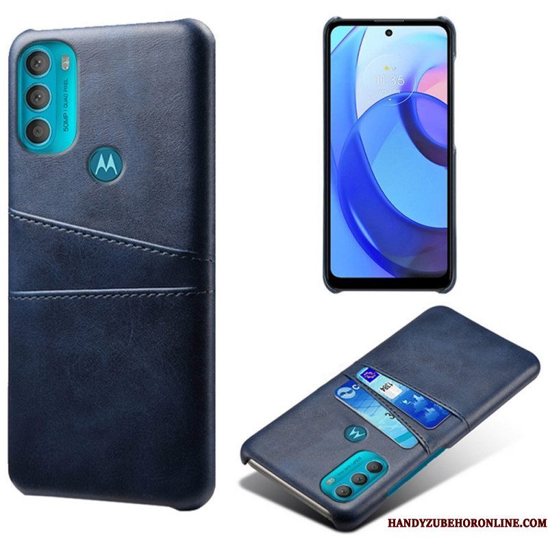 Hoesje voor Moto G71 5G Ksq-kaarthouder