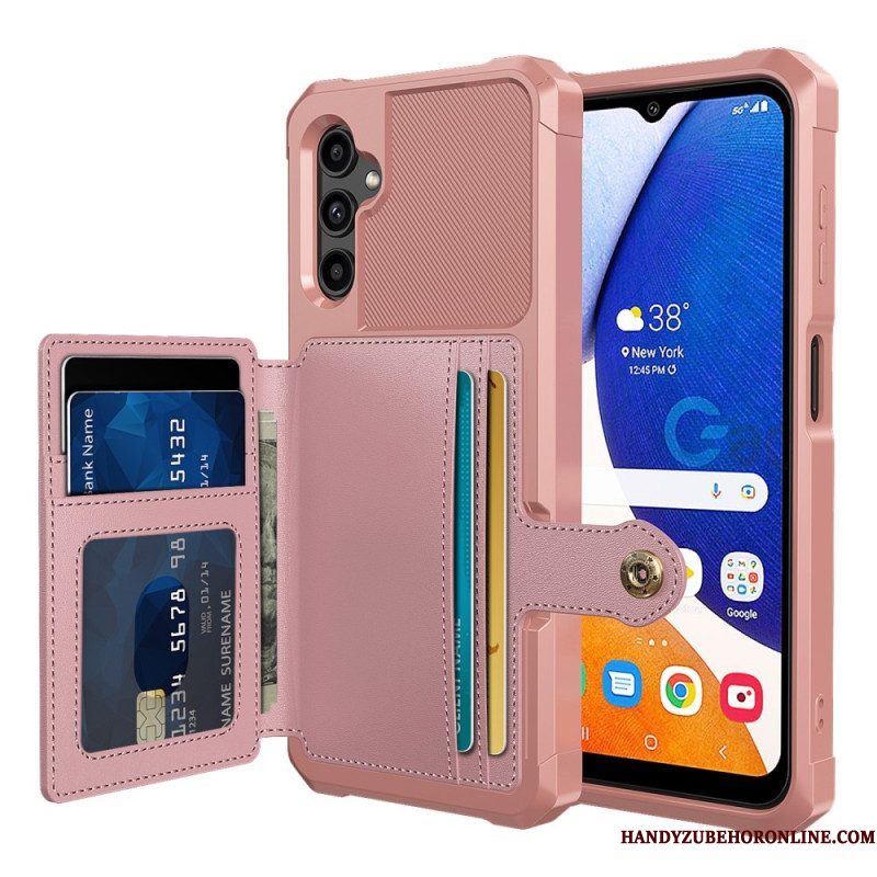 Hoesje voor Samsung Galaxy A14 / A14 5G Kaarthouder Standaard