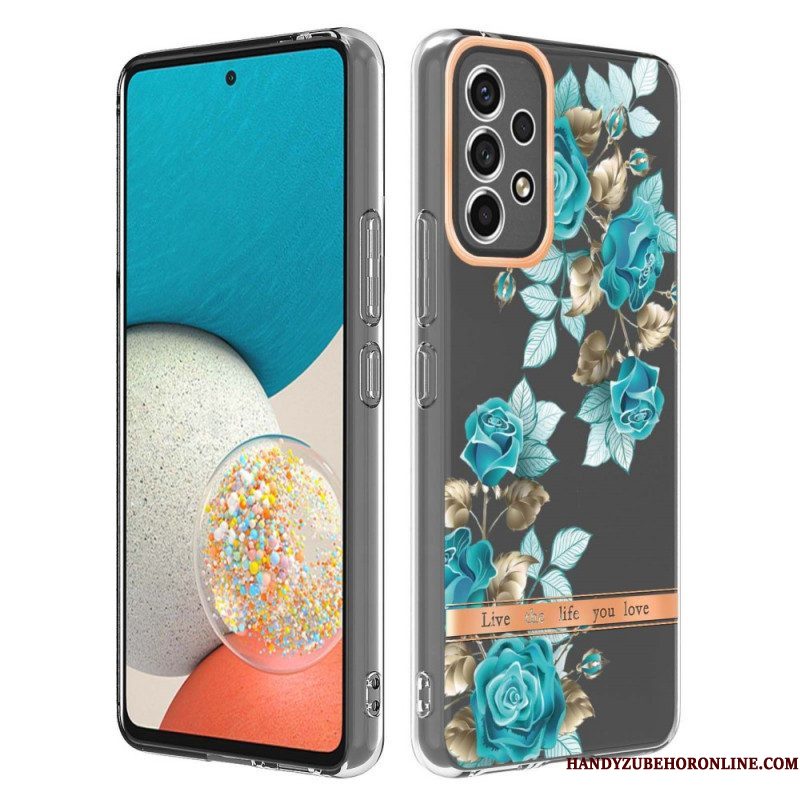 Hoesje voor Samsung Galaxy A53 5G Naadloze Bloemen