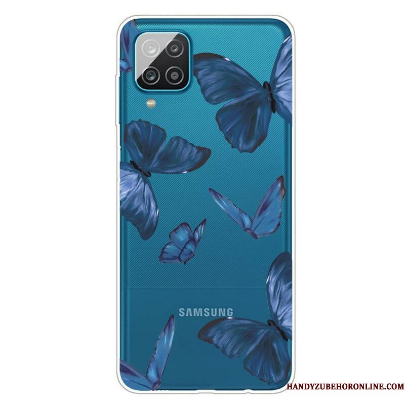 Hoesje voor Samsung Galaxy M12 / A12 Wilde Vlinders