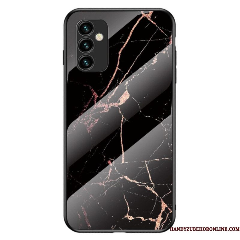 Hoesje voor Samsung Galaxy M23 5G Marmeren Kleuren Gehard Glas