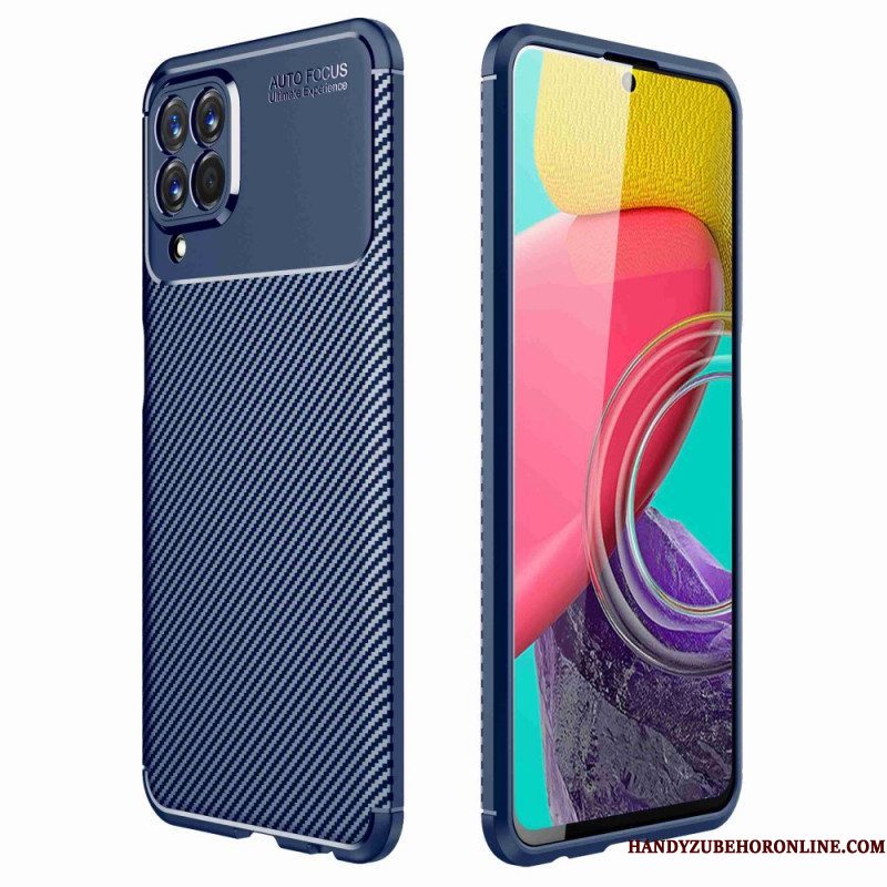 Hoesje voor Samsung Galaxy M33 5G Flexibele Koolstofvezel