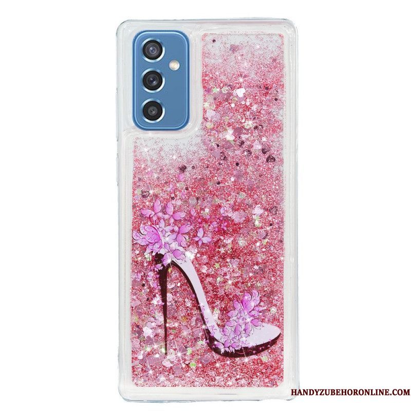 Hoesje voor Samsung Galaxy M52 5G Sprankelende Glitters