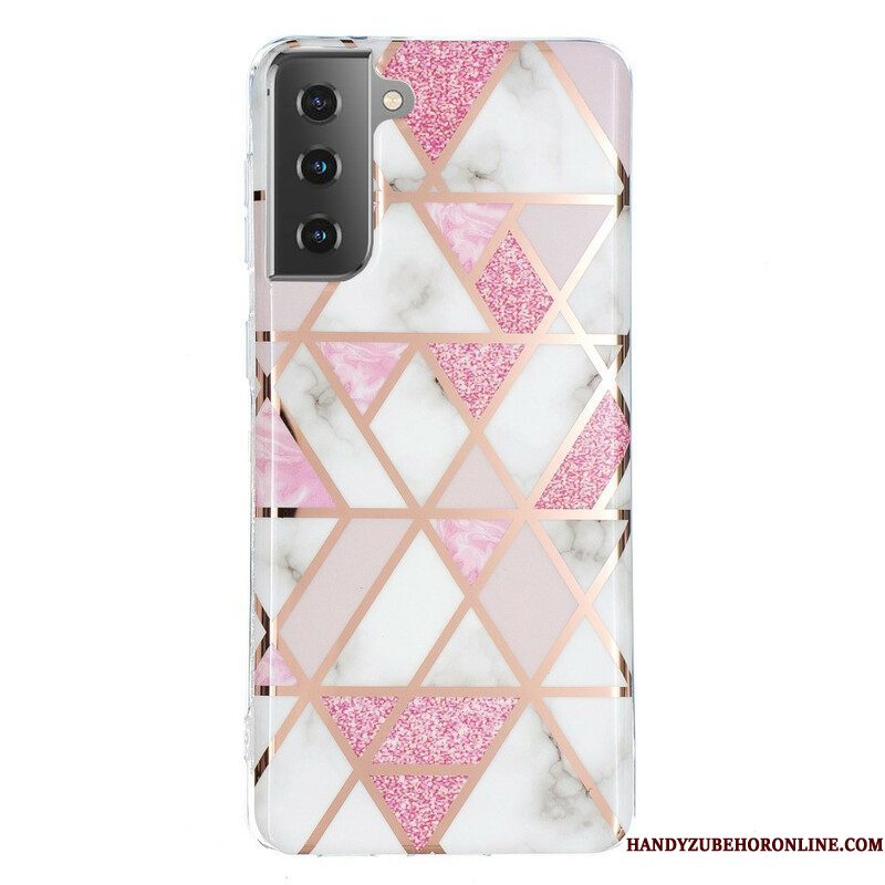 Hoesje voor Samsung Galaxy S21 5G Ultradesign Marmer